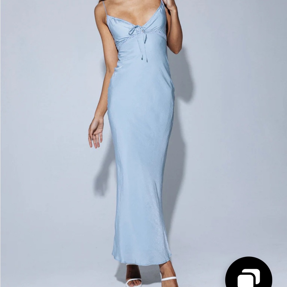 NWT EMILY MAXI DRESS BLUE - Picture 9 of 12